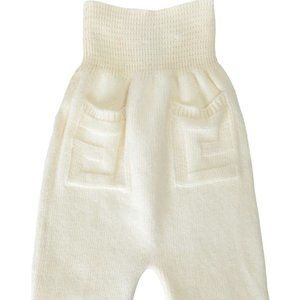 Young Versace Wool Cashmere Angora Girl's Pants